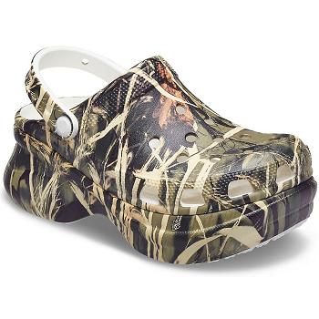 Crocs Classic Bae Realtree Clog Olivovo Zelene - Damske Dreváky